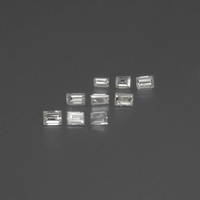 Pedras preciosas de diamante branco natural de  ct, baguete, SI
