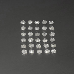 Pedras preciosas de diamante branco natural de  ct, corte redondo, SI