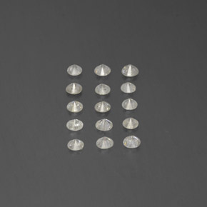 Pedras preciosas de diamante branco natural de  ct, corte redondo, SI