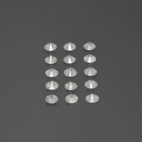 Pedras preciosas de Diamante Branco natural de  ct, Redondo, SI