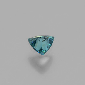 Diamante Azul-esverdeado Natural 0.16ct, Trilhão, SI