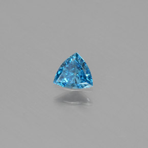 Diamante Azul Natural 0.17ct, Trilhão, SI