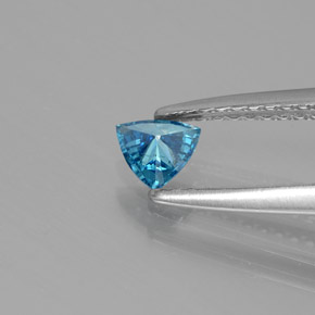 Diamante Azul Natural 0.17ct, Trilhão, SI