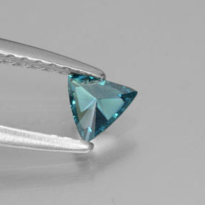 Diamante verde natural 0,15ct, trillion, SI