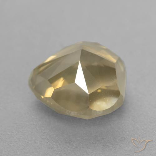 Diamante Conhaque Natural 2.49ct, Formato de pêra, SI