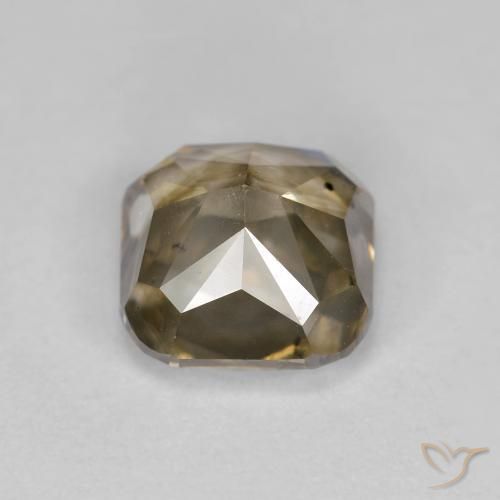 Diamante Conhaque Natural 1.86ct, Almofada, SI
