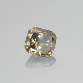 Diamante amarelo natural 1,78ct, almofada cortada, SI