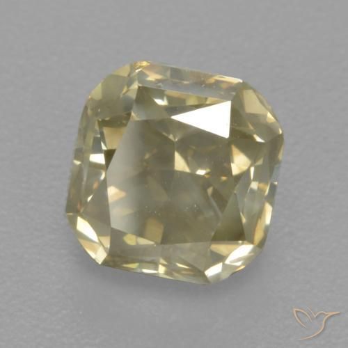 Diamante champanhe Natural 1.81ct, Corte Octógono / Esmeralda, SI