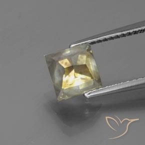 Diamante Conhaque Natural 2.09ct, Quadrado, SI