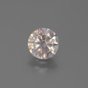 Diamante ouro natural 1,01ct, corte redondo, SI
