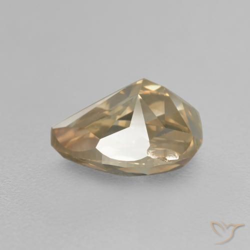 Diamante Café Marrom Natural 1.82ct, Formato de pêra, SI