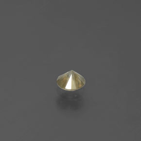 Diamante ouro natural 0,17ct, corte redondo, SI