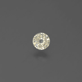Diamante champanhe Natural 0.12ct, Corte Redondo, SI