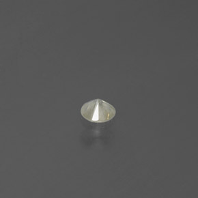 Diamante amarelo natural 0,10ct, corte redondo, SI