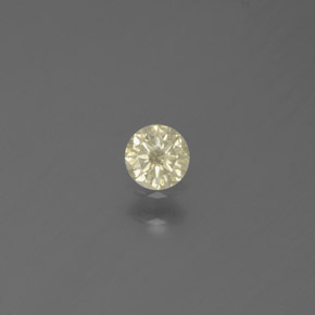 Diamante champanhe Natural 0.13ct, Corte Redondo, SI