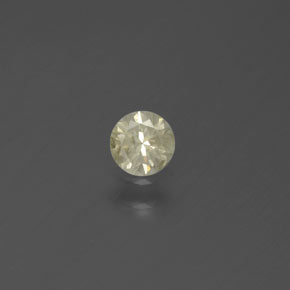 Diamante ouro natural 0,18ct, corte redondo, SI