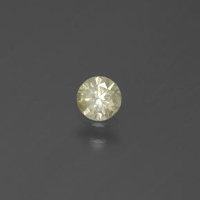 Diamante ouro natural 0,18ct, corte redondo, SI