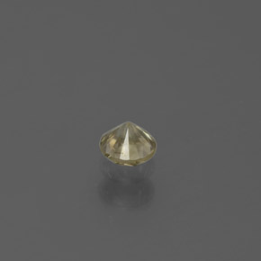 Diamante ouro natural 0,16ct, corte redondo, SI