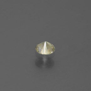 Diamante ouro natural 0,13ct, corte redondo, SI