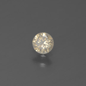 Diamante champanhe Natural 0.15ct, Corte Redondo, SI