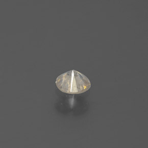 Diamante champanhe Natural 0.15ct, Corte Redondo, SI