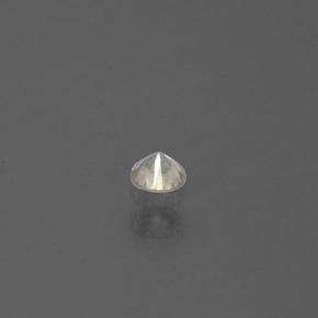 Diamante amarelo natural 0,08ct, corte redondo, SI