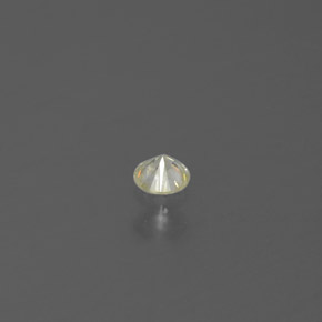 Diamante amarelo natural 0,07ct, corte redondo, SI