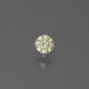 Diamante champanhe Natural 0.11ct, Corte Redondo, SI