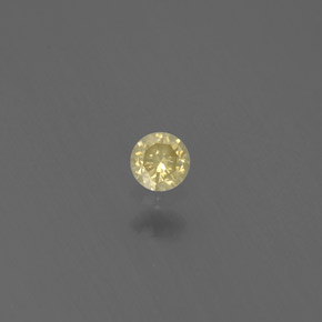 Diamante champanhe Natural 0.08ct, Corte Redondo, SI