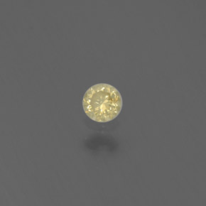 Diamante champanhe Natural 0.08ct, Corte Redondo, SI
