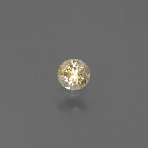 Diamante ouro natural 0,12ct, corte redondo, SI