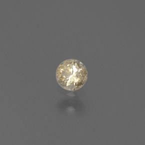 Diamante ouro natural 0,12ct, corte redondo, SI