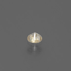 Diamante ouro natural 0,12ct, corte redondo, SI