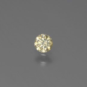 Diamante champanhe Natural 0.13ct, Redondo, SI