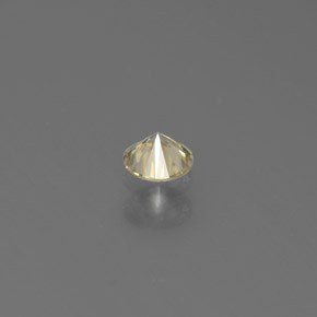 Diamante champanhe Natural 0.13ct, Redondo, SI