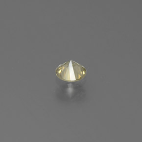 Diamante ouro natural 0,13ct, corte redondo, SI