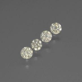 Pedras preciosas de Diamante champanhe natural de  ct, Corte Redondo, SI