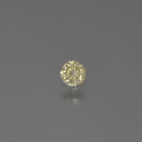 Diamante champanhe Natural 0.11ct, Corte Redondo, SI