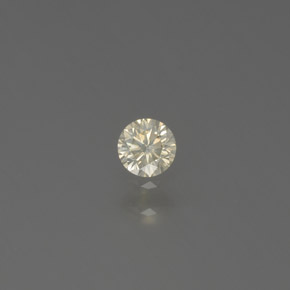 Diamante champanhe Natural 0.11ct, Corte Redondo, SI
