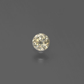 Diamante ouro natural 0,13ct, corte redondo, SI