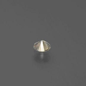 Diamante ouro natural 0,13ct, corte redondo, SI