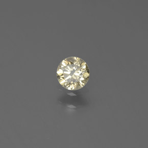 Diamante champanhe Natural 0.19ct, Redondo, SI