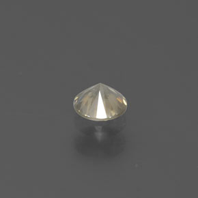 Diamante amarelo natural 0,16ct, corte redondo, SI