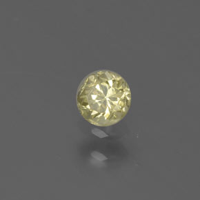Diamante ouro natural 0,17ct, corte redondo, SI