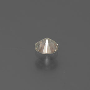 Diamante ouro natural 0,14ct, corte redondo, SI
