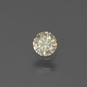 Diamante ouro natural 0,15ct, corte redondo, SI