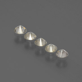 Pedras preciosas de Diamante champanhe natural de  ct, Corte Redondo, SI