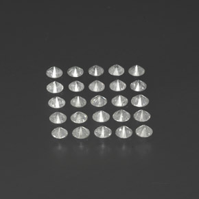 Pedras preciosas de diamante branco natural de  ct, corte redondo, SI