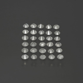 Pedras preciosas de diamante branco natural de  ct, corte redondo, SI