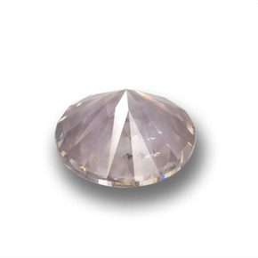 Diamante ouro natural 1,01ct, corte redondo, VS-SI